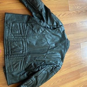 GENUINE LEATHER MENS BIKER JACKET